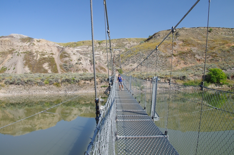 Von Calgary nach Waterton/Rosedale 'Suspension Bridge' 09_09_2011 (67)